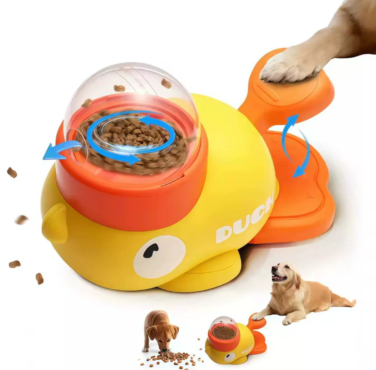 Pet Feeder Duck Toy